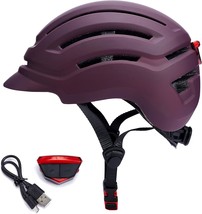 Mountain Road Bicycle Helmet With Usb Rechargeable Taillight For, And Women. - $47.98