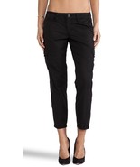 Sanctuary Women&#39;s Black Cargo Crop Pants Size 29 NWT - $67.68 CAD