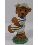 Home Interiors 1999 Kuddles Korner Bear &quot;HERE&#39;S THE PITCH&quot;  (#14006-99)  - £7.86 GBP