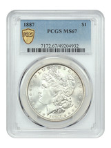 1887 $1 PCGS MS67 - $1,680.53