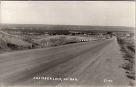RPPC Chamberlain SD View of Highway 1947 Murdo to Skokie IL Postcard F27 - £10.19 GBP