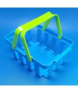 Fisher Price Fun with Food Grocery Store Shopping Basket Blue 1988 - £4.88 GBP