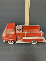 Vintage 15&quot; Pressed Steel Tonka Turbine Pumper Fire Truck   Toy Truck - £37.02 GBP