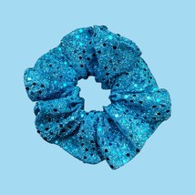 Blue Sequins Scrunchie - $7.99