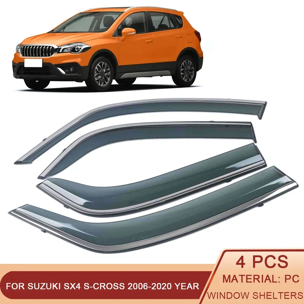 For Suzuki SX4 S-Cross GY JY 2006-2020 Car Window Sun Rain Shade Visor S... - £76.37 GBP+