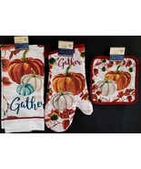 Fall Kitchen Linen Gather Fall Towels, Oven Mitts & Potholders S21b, Select Item - $3.46 - $8.90