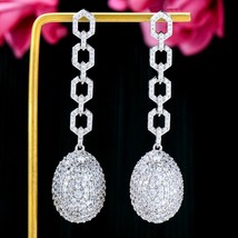 New Trendy Square Geometric Earring For Women Wedding Party Indian Dubai Bridal  - £38.09 GBP