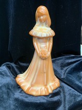 Fenton Art Glass Chocolate Slag Bridesmaid Doll Figurine 2005 Centennial - $125.00