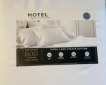 Hotel Signature Sateen 800 TC XL Staple  Cotton Queen Sheet Set 6 piece ... - £46.69 GBP