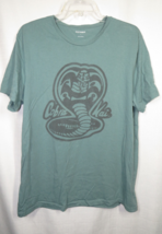 Old Navy Cobra Kai Men&#39;s Size Large Bluish Green Tee - $9.89