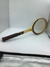 Vintage Spalding Wooden Pancho Gonzales Tennis Racket Racquet and Press - £29.85 GBP