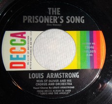 Louis Armstrong 45 RPM Record - Prisoner&#39;s Song / I&#39;ll String Along With You B11 - £3.12 GBP