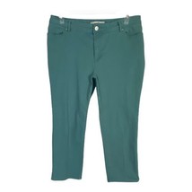Est 1946 Womens Pants Size 14 Blue Cropped Stretch Pants Casual  - $21.39