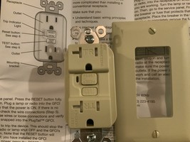 Pass &amp; Seymour PT2095-TRI, PLUG TAIL GFCI RECEPTACLE, UPC: 785007167566,... - $10.59