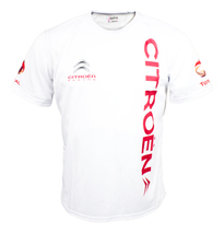 Citroen White Fan T-Shirt Motorsports Car Racing Sports Top Gift New Fas... - £25.01 GBP