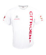 Citroen White Fan T-Shirt Motorsports Car Racing Sports Top Gift New Fas... - $43.59 CAD