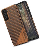 Compatible with Samsung Galaxy S21 Case Wood Grain - £41.21 GBP