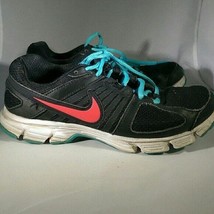 Nike Downshifter 5 Running Shoes Black &amp; Aqua - 537571-012 - Size 6 - $16.99