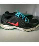 Nike Downshifter 5 Running Shoes Black &amp; Aqua - 537571-012 - Size 6 - £13.56 GBP