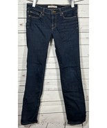 J Brand Women&#39;s Size 27 Cigarette Leg Dark Blue Jeans Pants - $441.72 MXN