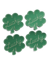 Storehouse ST. PATRICKS Set of 4 Lucky Shamrock Placemats 15” X 16” - $24.99