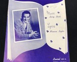 Tell Me A Story 1948 Vintage Sheet Music Perry Como Larry Stock Maurice ... - £7.05 GBP