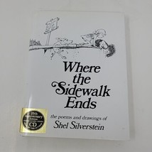 Where the Sidewalk Ends Shel Silverstein 25th Anniversary w/CD Poems + Drawings - £15.17 GBP