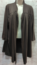 New Directions XL brown women open front cardigan stretch unworn new was... - $16.82