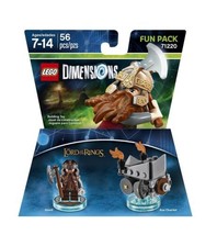 LEGO Dimensions Fun Pack - Lord of the Rings - Gimli and Axe Chariot - £11.00 GBP