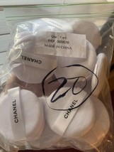 Wholesale Lot of 20 Chanel White Powder Puff w/Satin Ribbon Full Size Authentic - £43.76 GBP