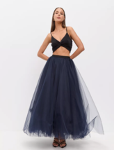 FASHIONABLE NAVY TULLE SKIRT for girls and women. Any size and color. 10... - $58.00+
