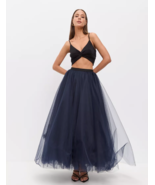 FASHIONABLE NAVY TULLE SKIRT for girls and women. Any size and color. 10... - $80.46 CAD+