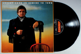 Johnny Cash - Is Coming to Town (1987) Vinyl LP • IMPORT • Sixteen Tons - $56.61