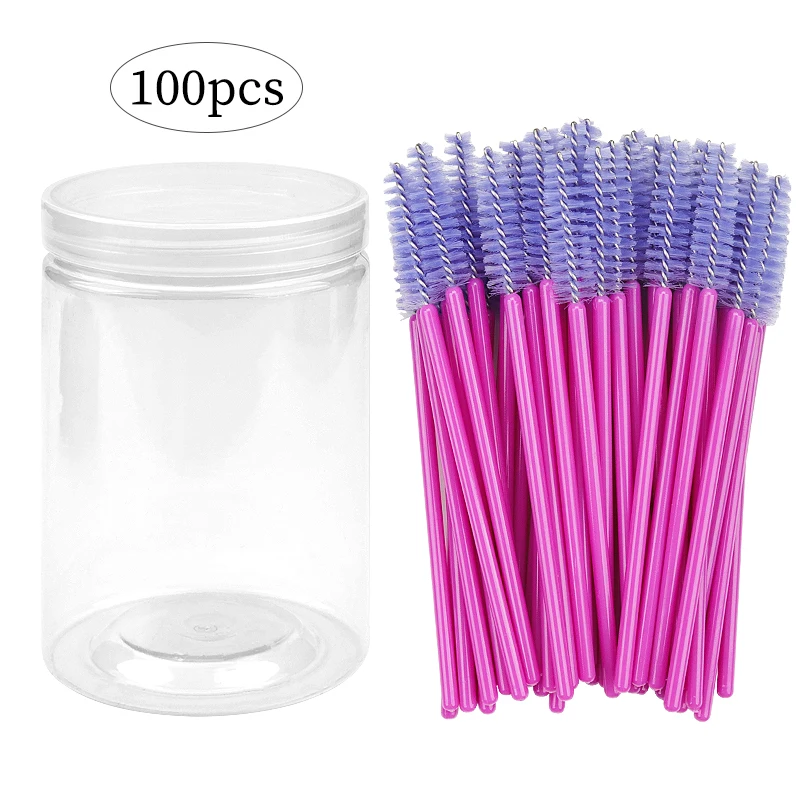 100pcs Disposable Eyelash Brushes Eyelashes Extension Tool Eyebrow Brush Mascara - $47.65