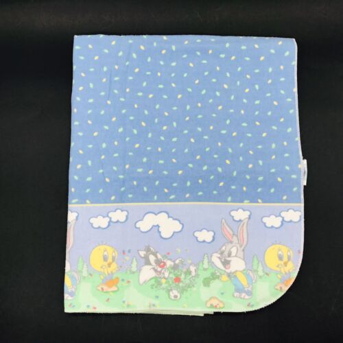 Baby Looney Tunes Receiving Blanket Tweety Sylvester Bugs Bunny Vintage Swaddle Blankets & Throws