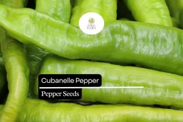 30 Seeds Cubanelle Pepper, Capsicum Annuum, Sweet Mild Heirloom Frying P... - $7.89 CAD