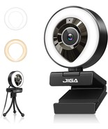 Streaming Webcam with Dual Microphone 1080P Adjustable Right Light Pro W... - $92.93