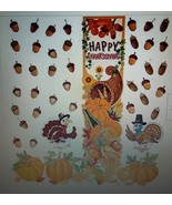 58 Pieces Thanksgiving Autumn Fall Classroom Bulletin Board Set Decorati... - $169.45 MXN