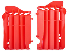 Red Polisport Radiator Guards Covers Shields 15-16 Honda CRF450R CRF 450R 450 - £33.67 GBP