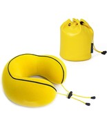 Neck Pillow,Memory Foam Neck Pillow,Ergonomic&amp;Washable Nap Pillow, (Yellow) - £29.67 GBP
