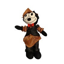 New Toy Works Felix The Cat Plush Stuffed Animal Doll Toy Orange Black O... - £13.15 GBP