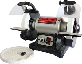 8-Inch Low/High Dual Speed Bench Grinder With Cast Iron Base From, 200Ds - £173.78 GBP