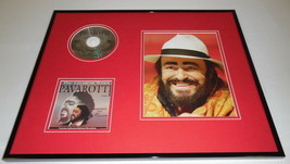 Luciano Pavarotti Framed 16x20 CD &amp; Greatest Tenor Photo Display - £62.29 GBP