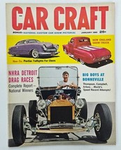 VTG Car Craft Magazine January 1961 NHRA Drag Races National Winners No Label - £11.32 GBP
