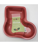 Nordic Ware Holiday Christmas Stocking Non Stick Baking Cake Pan Bakeware - $309.96 MXN
