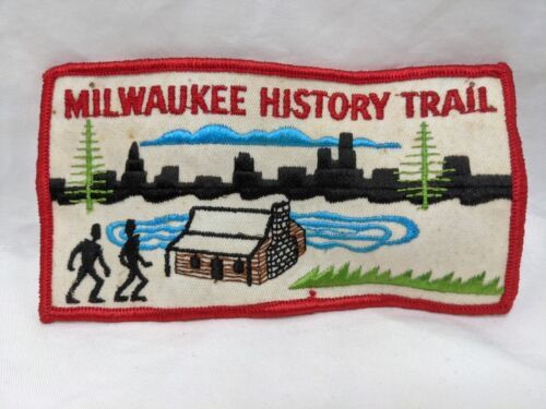 Primary image for Milwaukee History Trail Embroidered Iron On Patch 5 1/2" X 3"