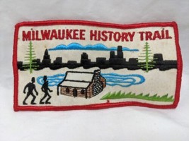 Milwaukee History Trail Embroidered Iron On Patch 5 1/2&quot; X 3&quot; - £38.93 GBP