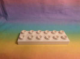 LEGO Duplo White Flat Base Plate 2 X 6 Dot - £0.98 GBP