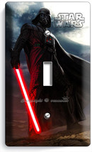 Darth Vader Red Sword Star Wars Dark Force Single Light Switch Cover Room Decor - £8.69 GBP