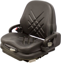 Universal Black Vinyl Forklift Suspension Seat fits Doosan etc - £399.77 GBP